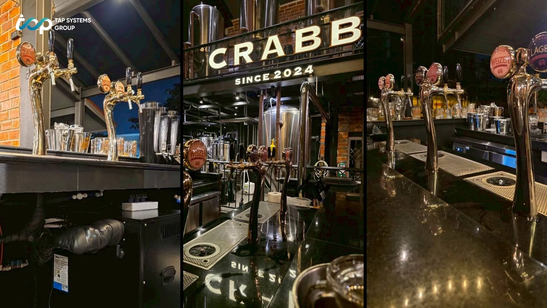 Self-pour beer system with RFID cards at a craft beer bar